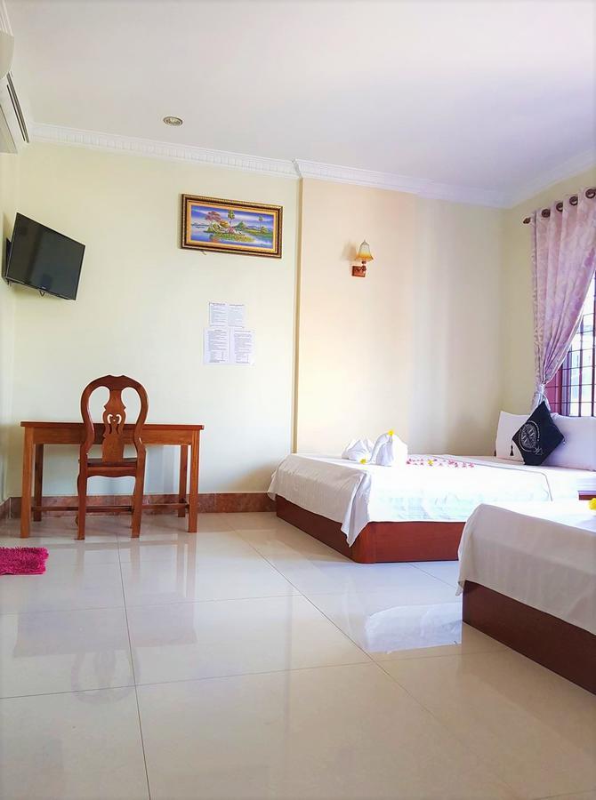 Samnop Samnang Guesthouse Kampot Exterior foto